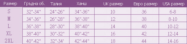 ТАБЛИЦА С UK РАЗМЕРИ ТАБЛИЦА С UK РАЗМЕРИ